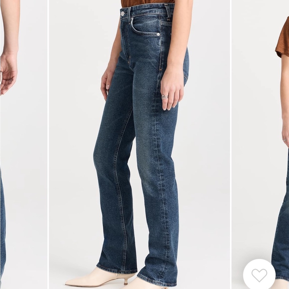 Citizens of Humanity Zurie Straight Jeans, garnish, 24, NWOT.